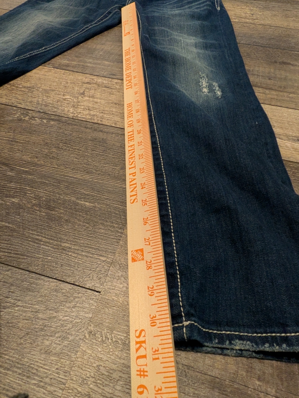 Miss Me Dark Blue Straight Leg Jeans - Picture 8 of 9